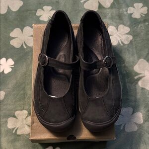 Keen Toyah MJ Black Nubuck Mary Jane W12